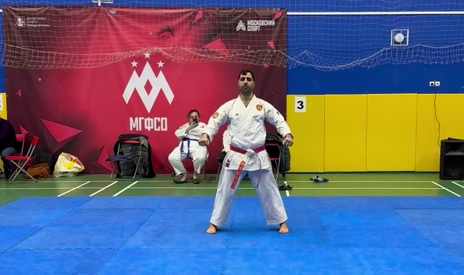 Показательное выступление на чемпионате Москвы